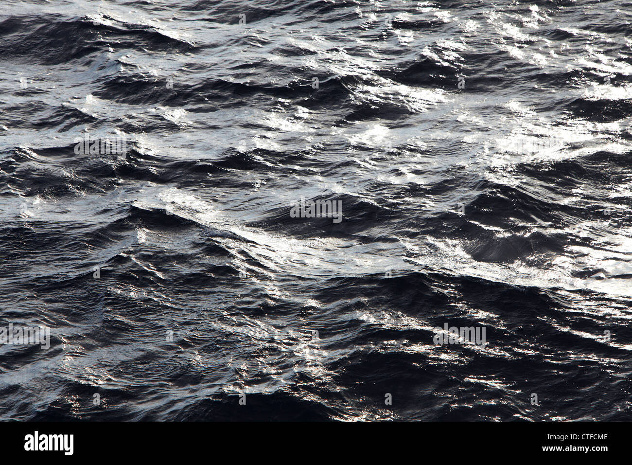 Bay of Biscay closeup of the sea Stock Photo