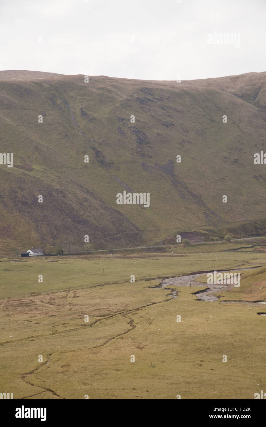 Scotland's highlands and lowlands, streams, Stock Photo