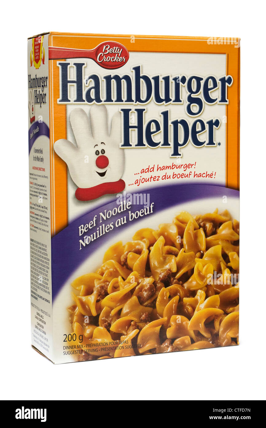 Hamburger Helper, Box Stock Photo