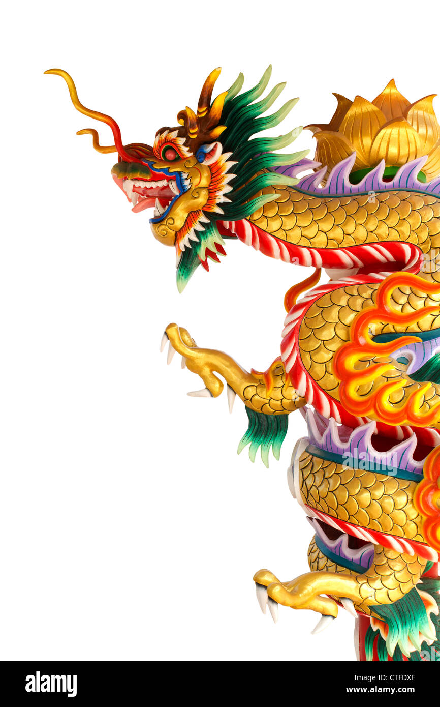 Chinese dragon statue isolated hi-res stock photography and images - Alamy