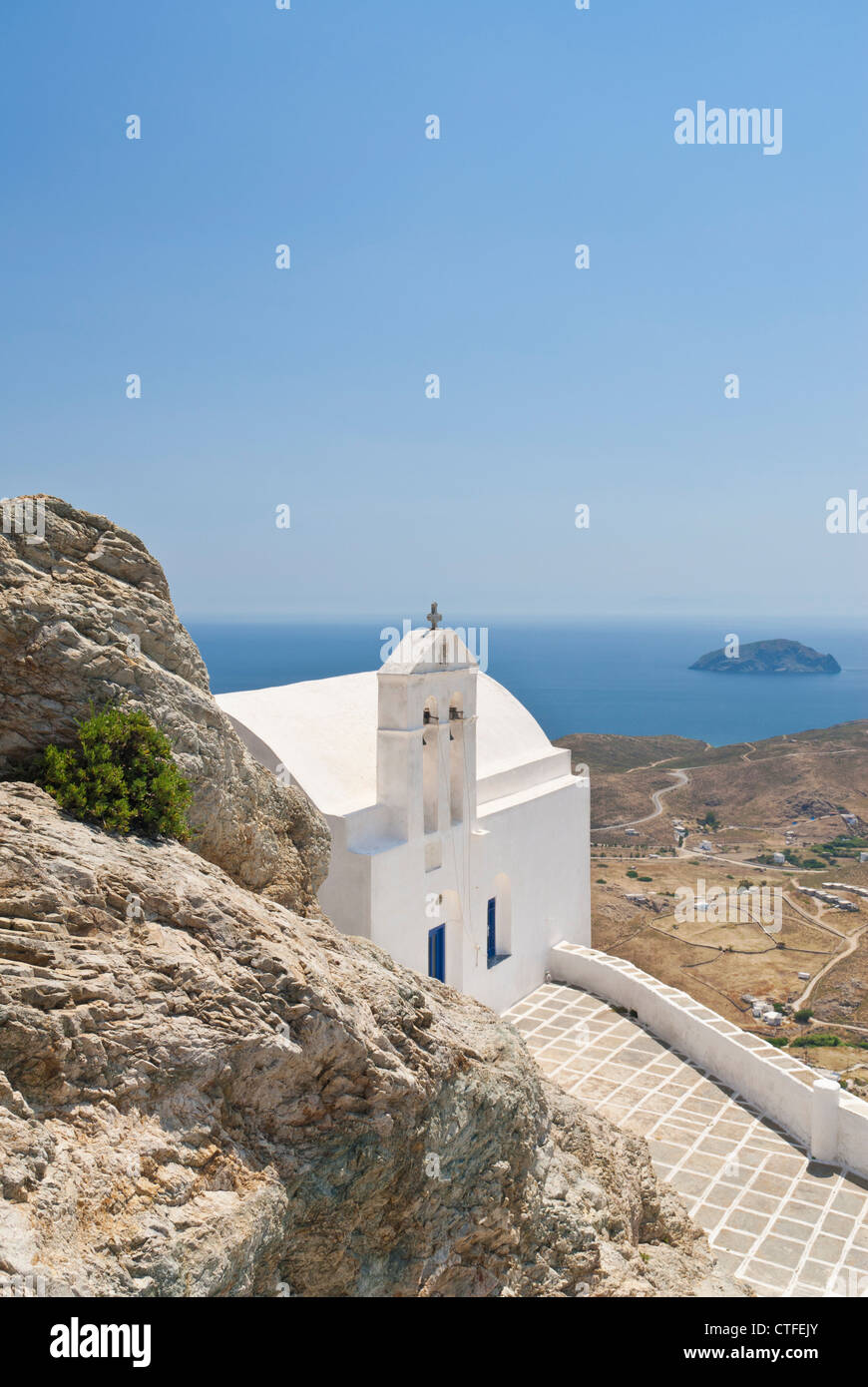 Greece cyclades serifos island agios hi-res stock photography and images -  Alamy