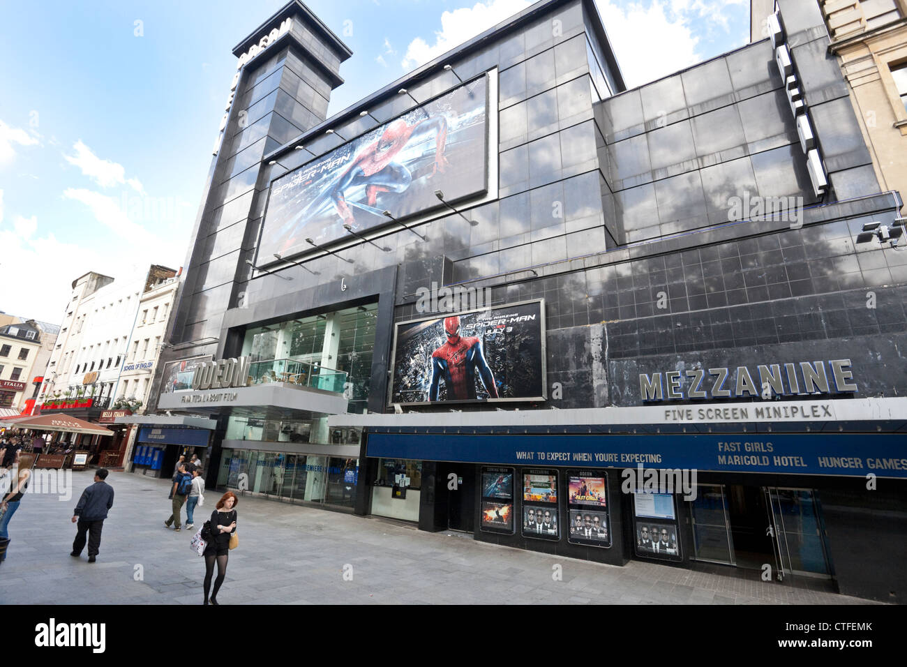 Odeon Cinema, Leicester Square, London, England, UK Stock Photo