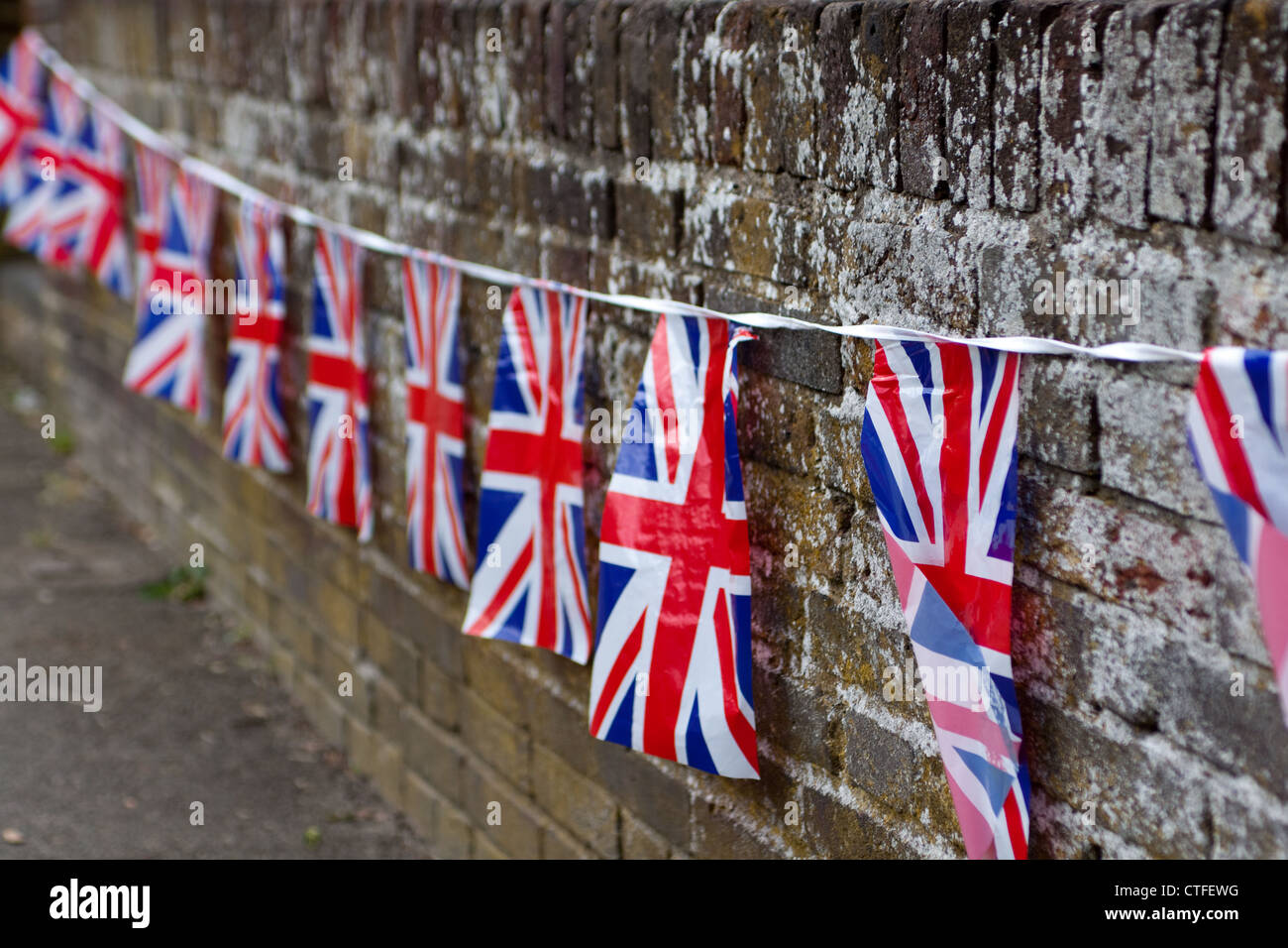 Sussex British County 3 metre long 10 flag bunting 