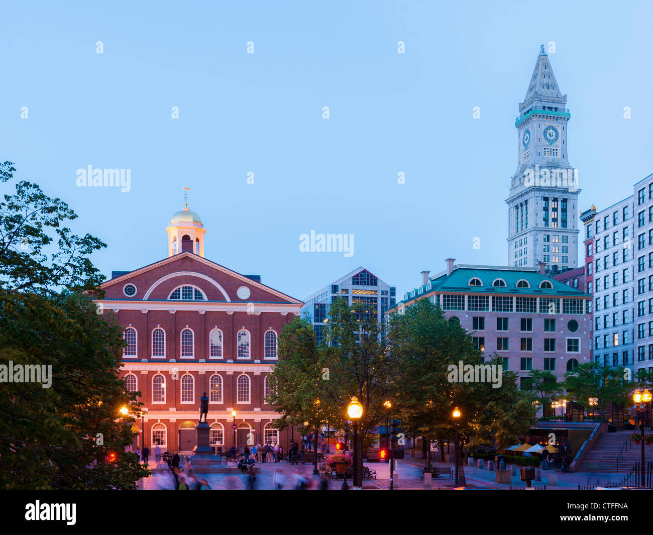 Faneuil Hall, Boston Stock Photo Alamy