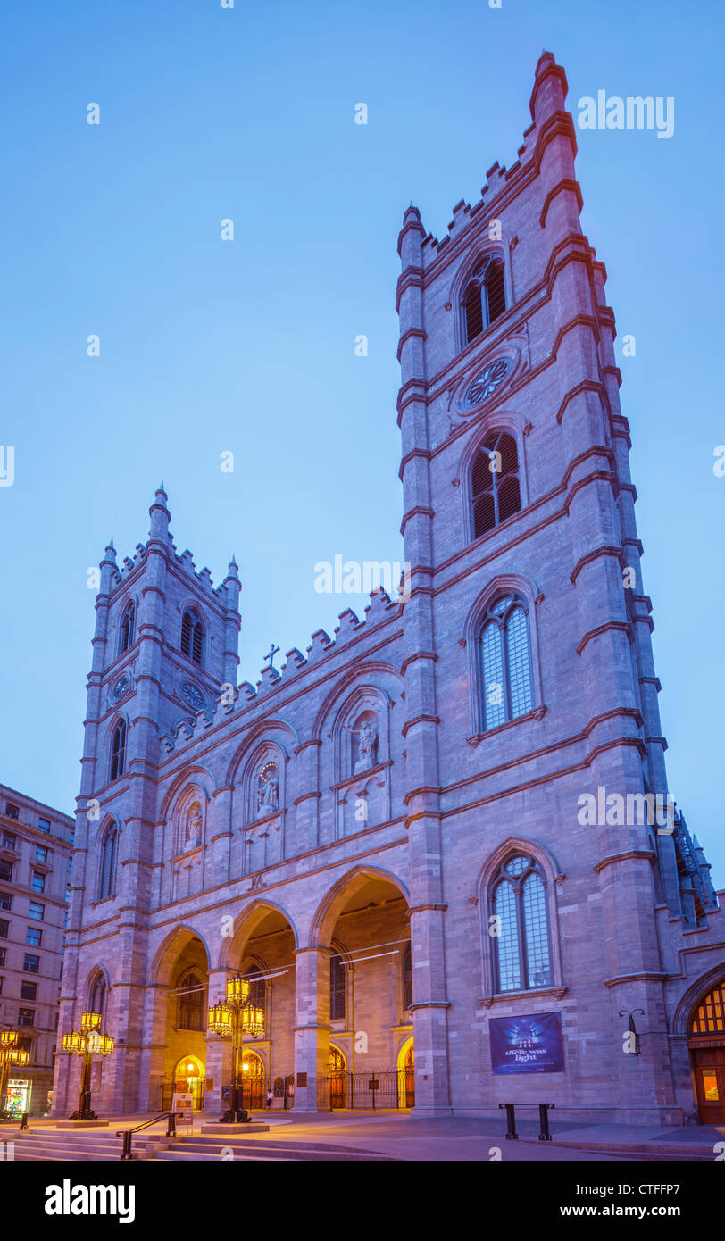 Notre-Dame Basilica, Vieux Montreal Stock Photo - Alamy