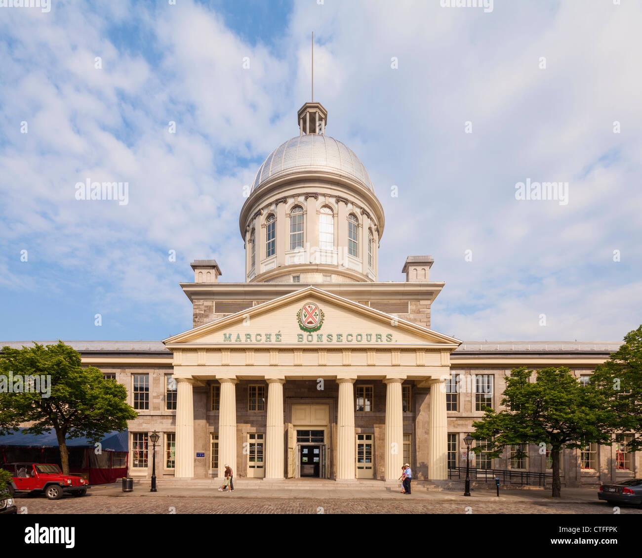 Marché Bonsecours Market, Vieux Montreal Stock Photo