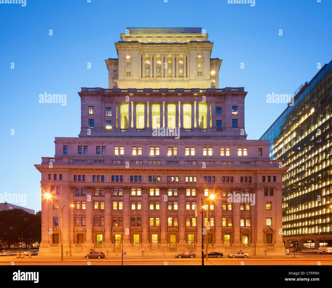 Sun Life Building, Montreal Stock Photo