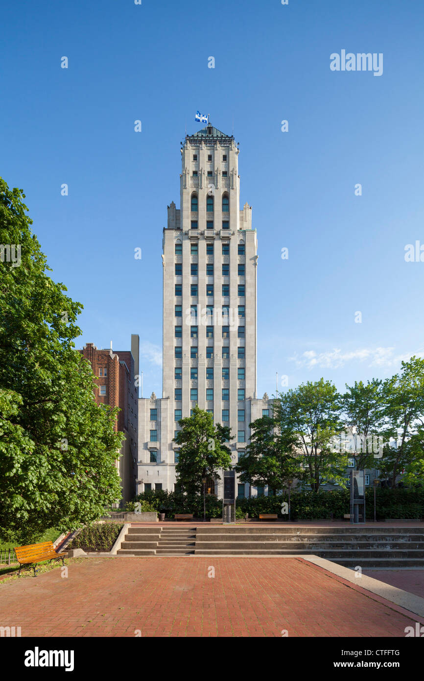 Édifice Price building, Quebec City Stock Photo Alamy