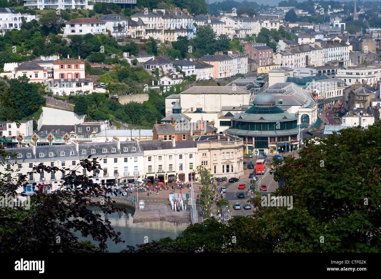 torquay,devon, boats, destination, devon, england, english towns, harbor, harbour, holiday, holiday destination, holiday resort, Stock Photo