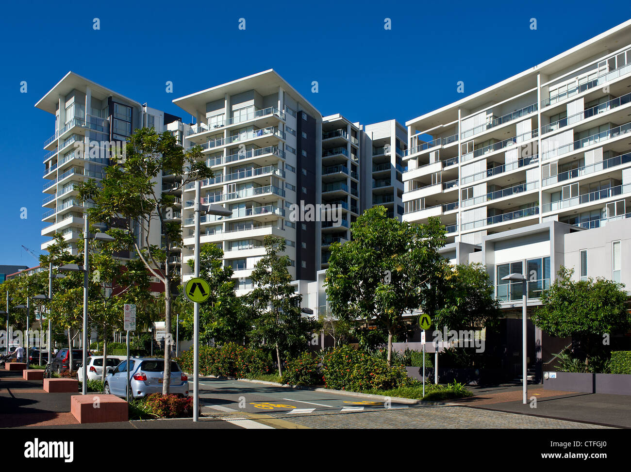 Apartments near Roma Street Parkland in Brisbane in Queensland