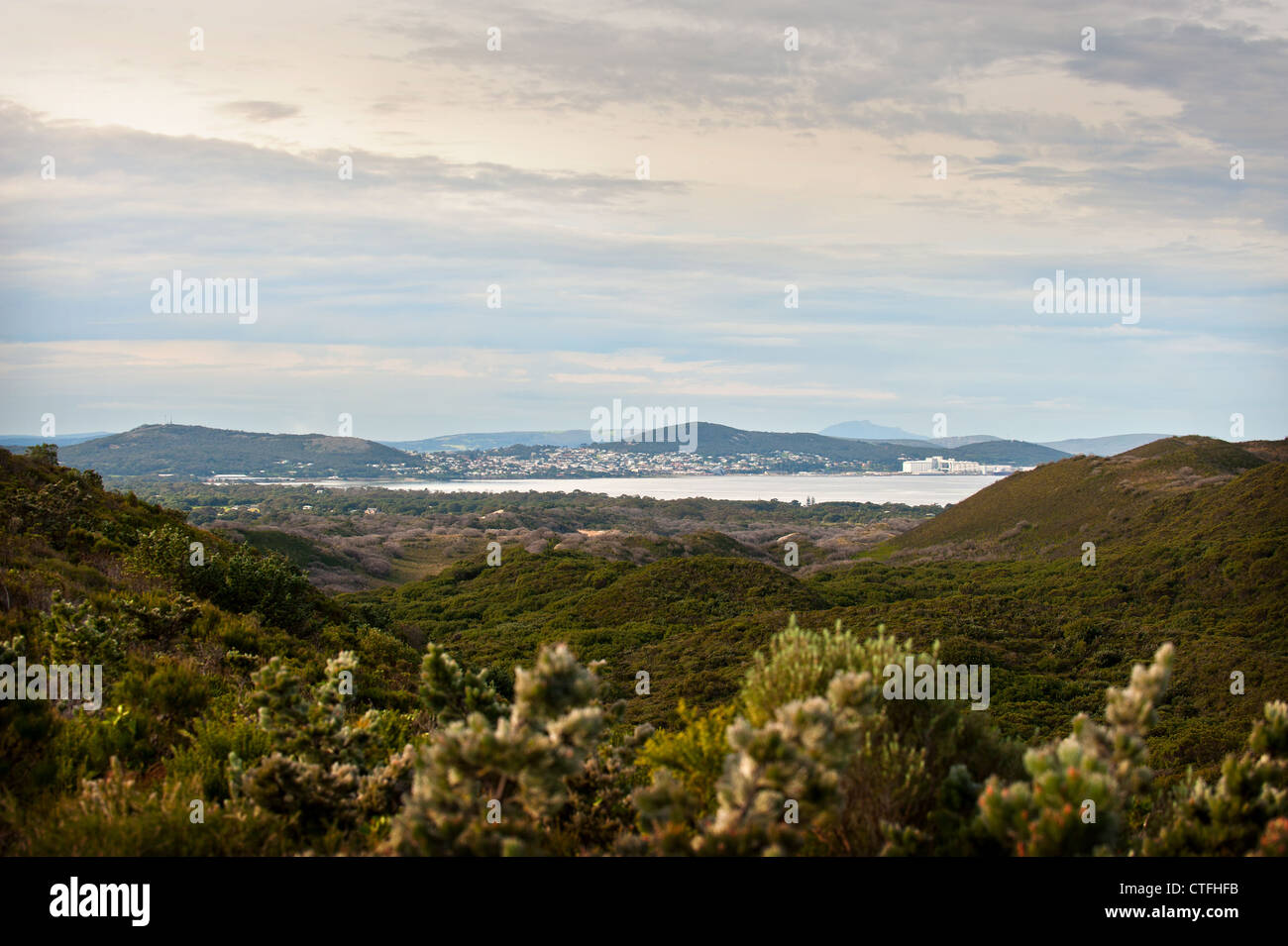 The city of Albany and Princess Royal Harbour in Western Australia Stock Photo