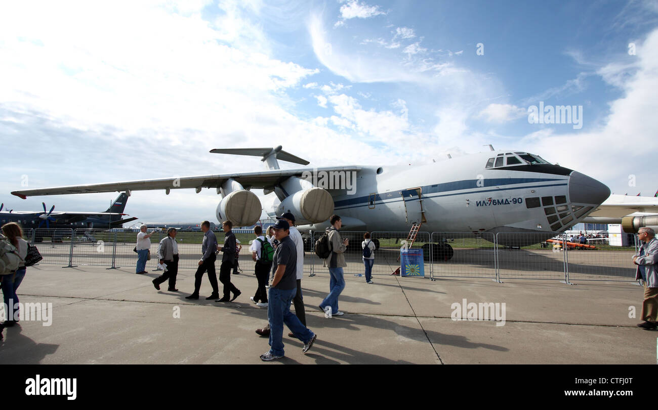 Ilyushin Il-76MD-90 (The international aerospace salon MAKS-2011 Stock Photo