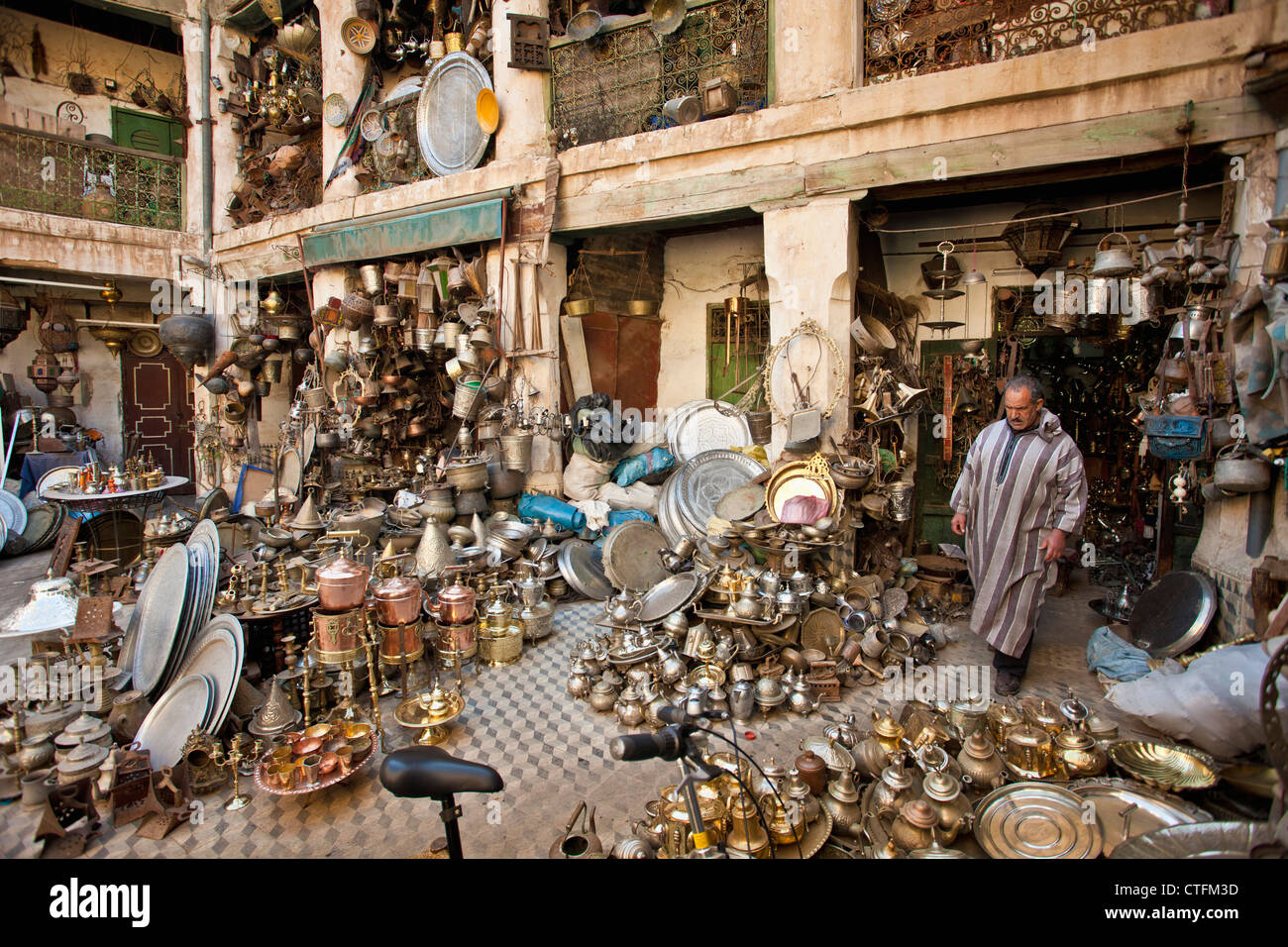 Morocco, Marrakech Medina, market, souq or souk Stock Photo