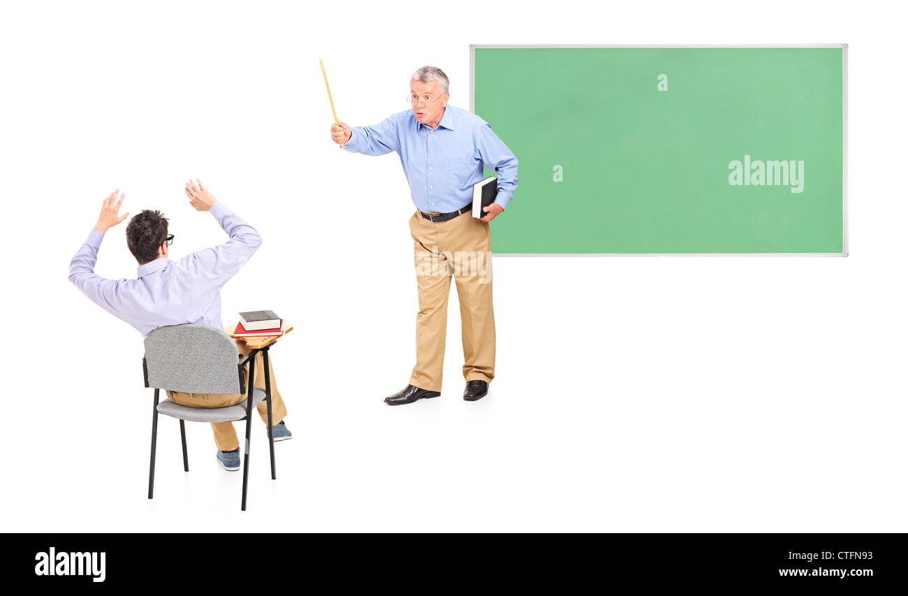 Class Teacher Angry High Resolution Stock Photography and Images Alamy