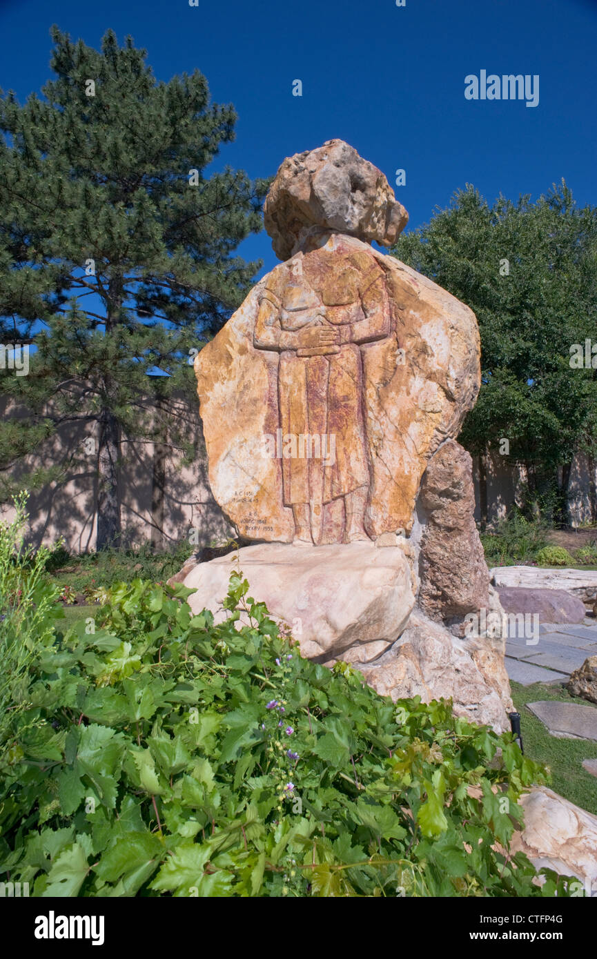 Gilgal Garden, designated as a 'visionary art environment', is filled with unusual symbolic statuary associated with Mormonism. Stock Photo