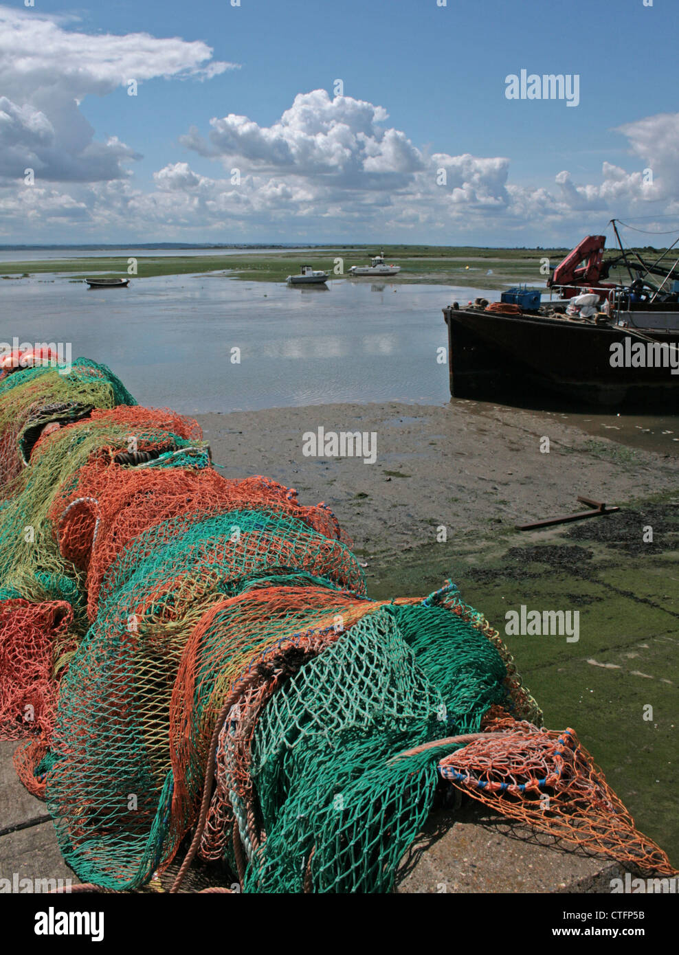 Trawler Fishing In Estuary Uk High Resolution Stock Photography and Images Alamy