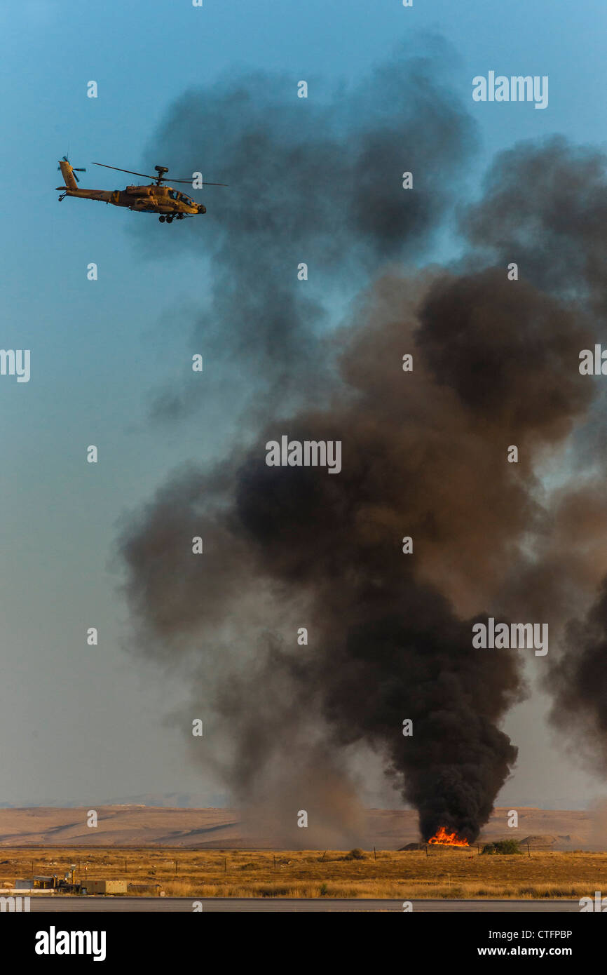 Israel. An AH-64 Apache Longbow (