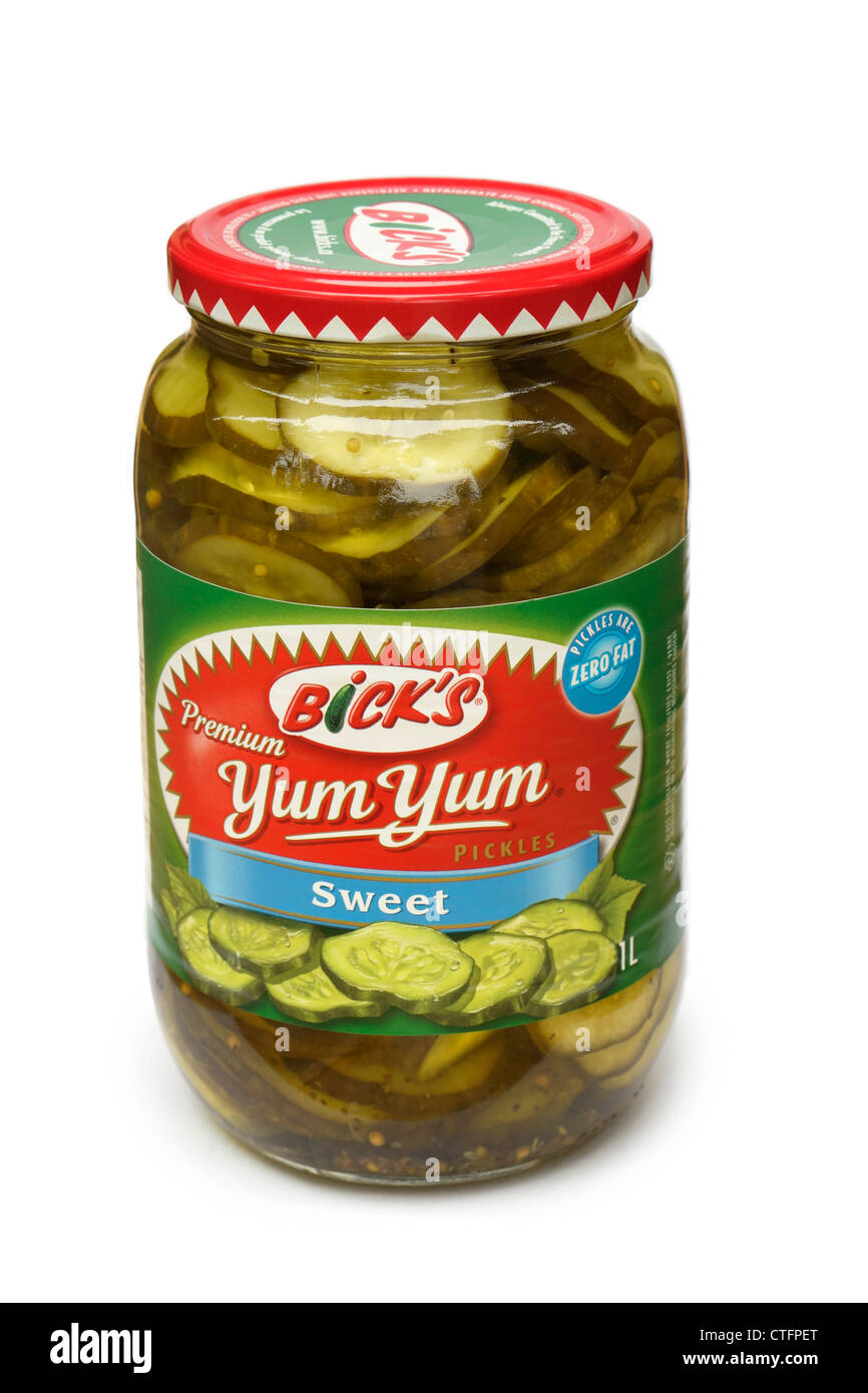 Jar of Pickles Stock Photo Alamy