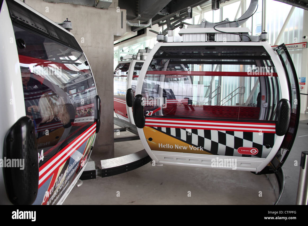 Emirates Cable Car at the Terminal Stock Photo Alamy