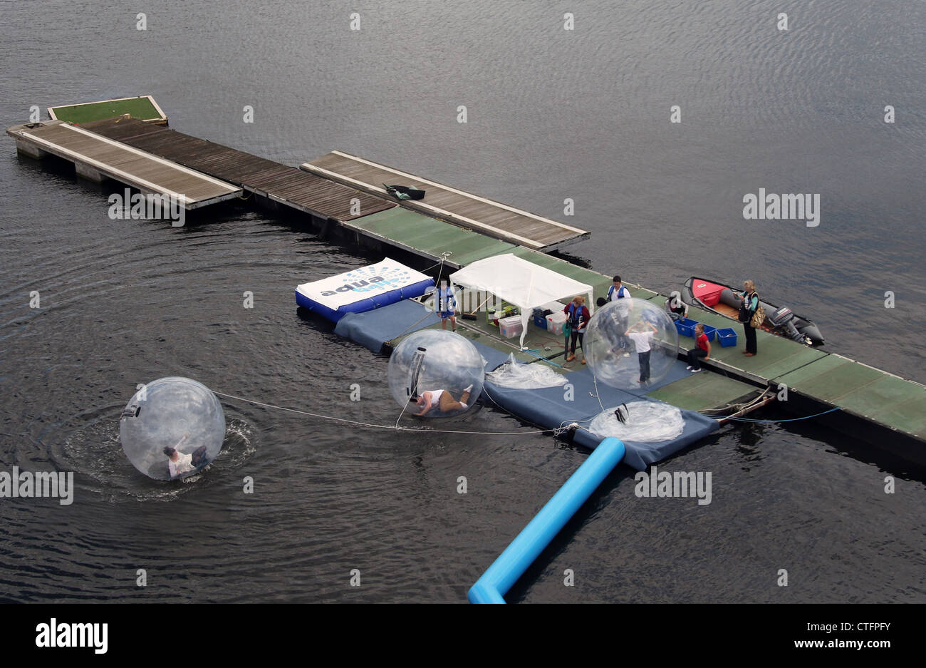 Water zorbing hires stock photography and images Alamy