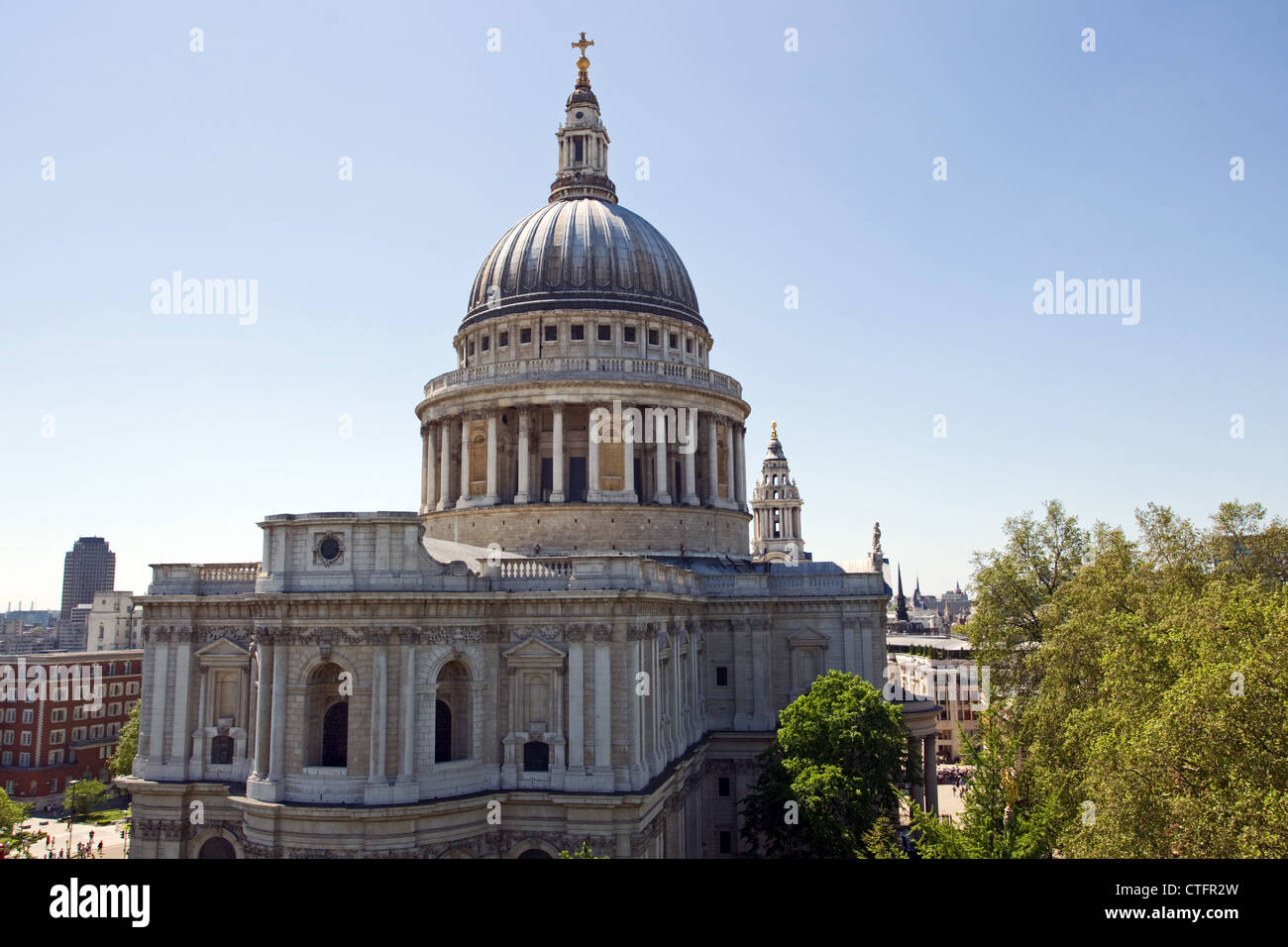 St Paul's Cathedral, London, Sunday 27 May 2012. Stock Photo