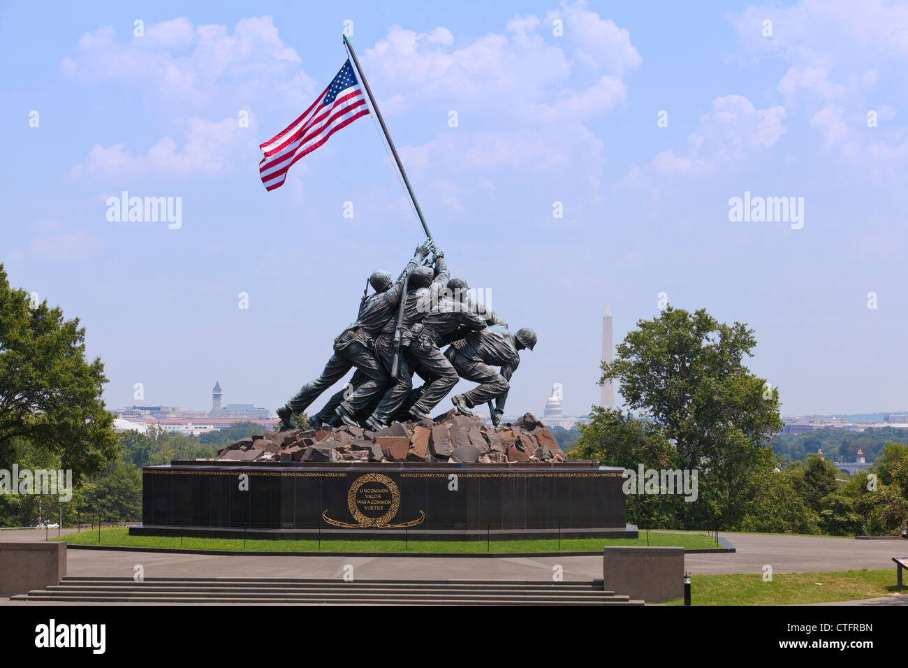 Iwo Jima memorial - Washington, DC Stock Photo