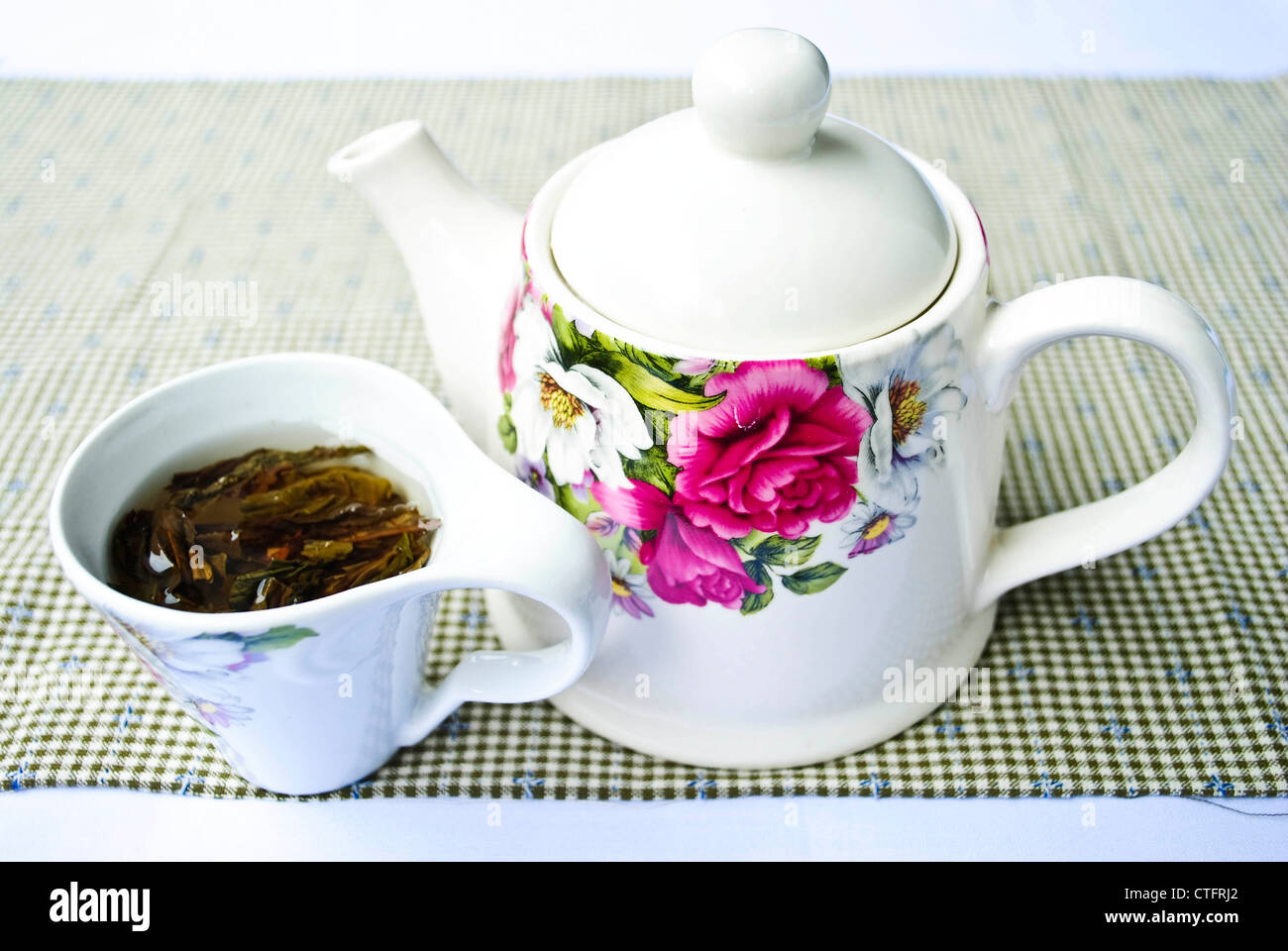 Cup of hot tea close up shoot Stock Photo