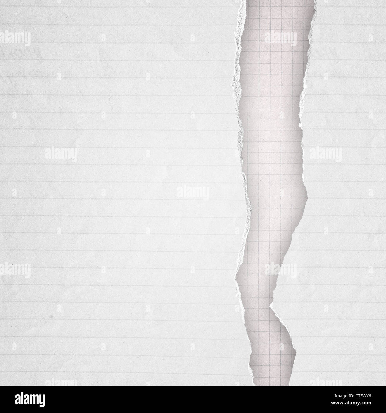 riped white paper background Stock Photo - Alamy
