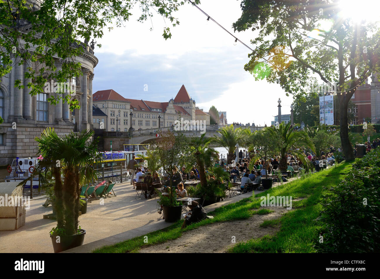 Strandbar Mitte, Berlin Stock Photo