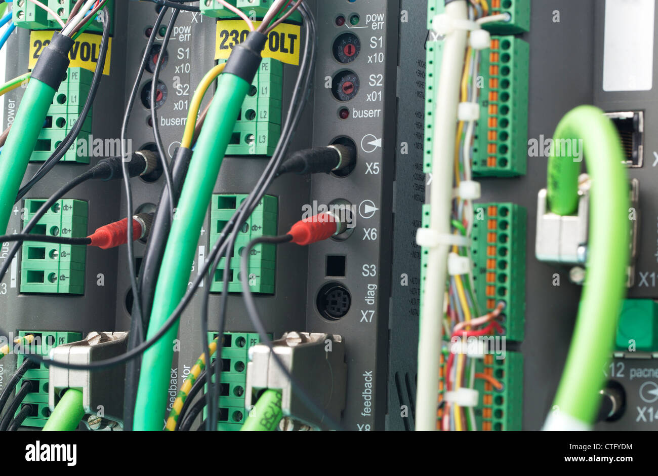 Plc automation stock photo alamy