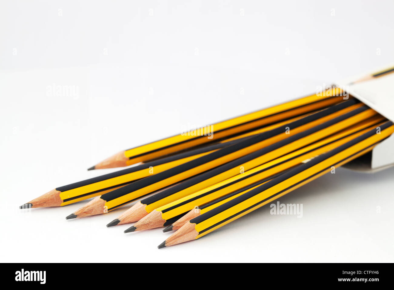 Pencil in a box Stock Photo Alamy