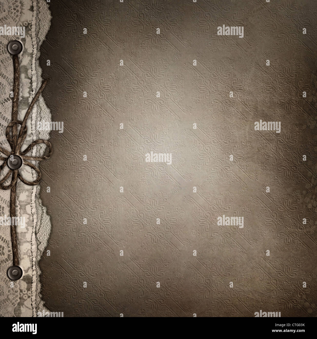 Old vintage album cover lace hi-res stock photography and images - Alamy