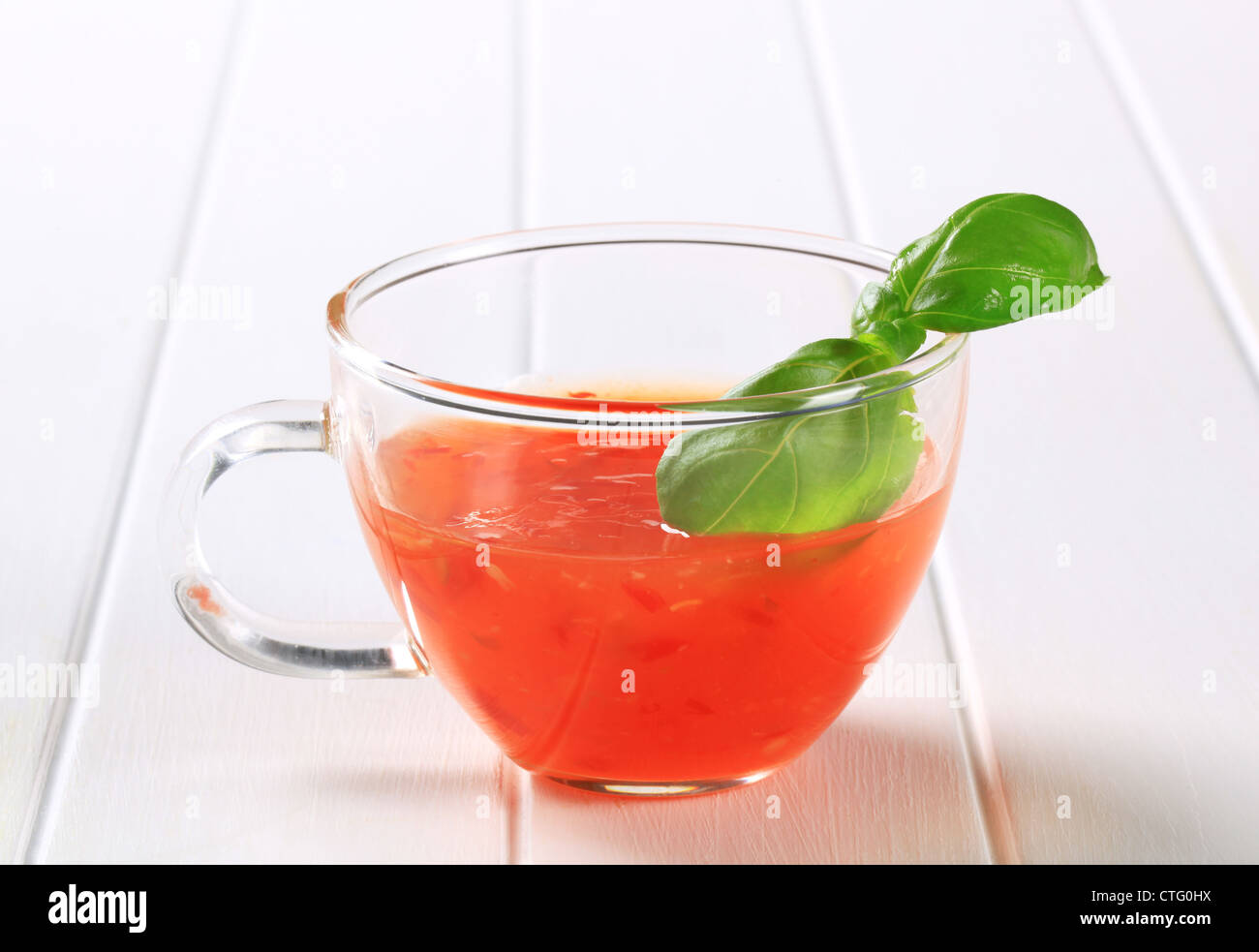Sweet chili sauce in a cup Stock Photo