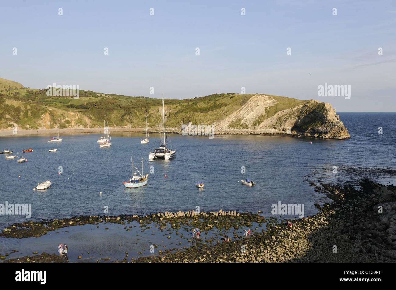 Lulworth Cove Isle of Purbeck Dorset England Stock Photo