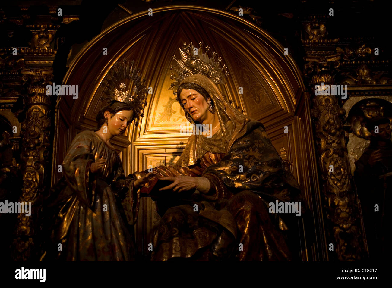 Teaching the virgin.