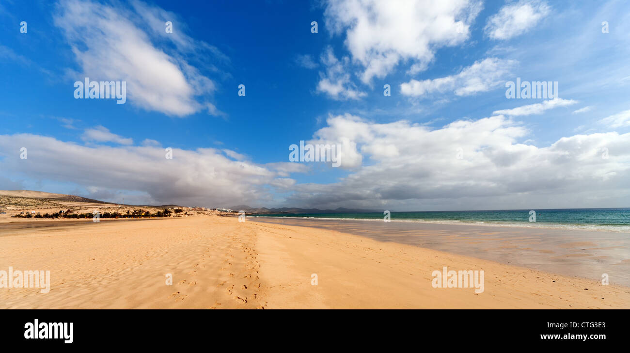 Sand beach in Grand Canary island Stock Photo
