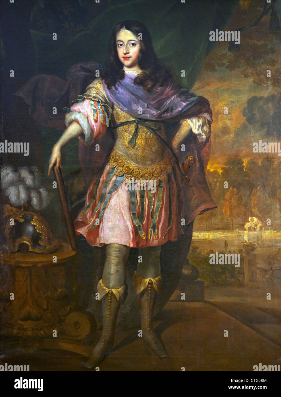 King William III, by Jan de Baen, Stock Photo