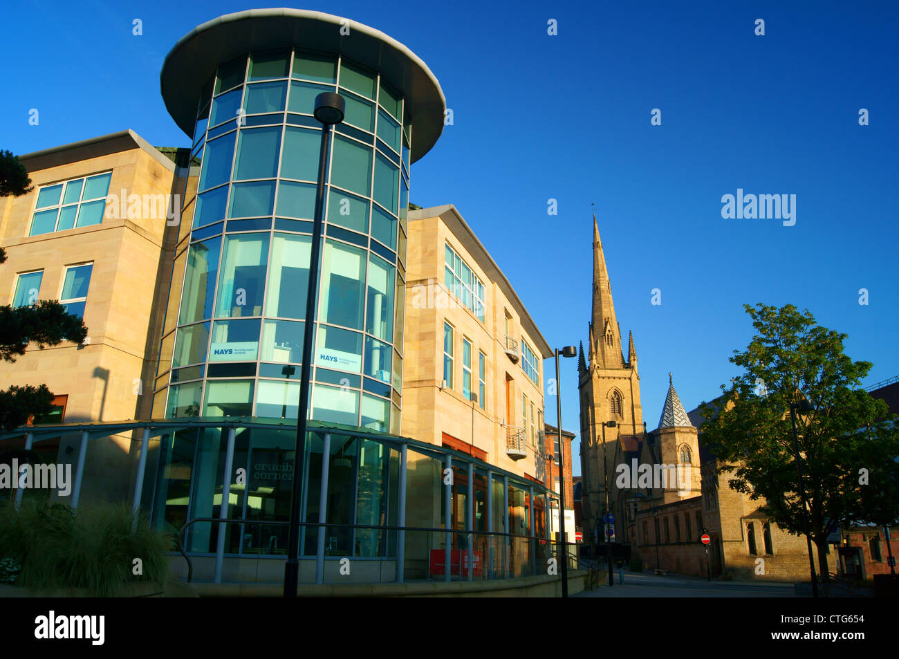 UK,South Yorkshire,Sheffield,Tudor Square & St Marie's Cathedral Stock Photo