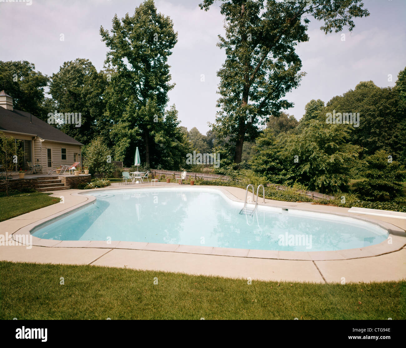 1970s swimming pool hi-res stock photography and images - Alamy