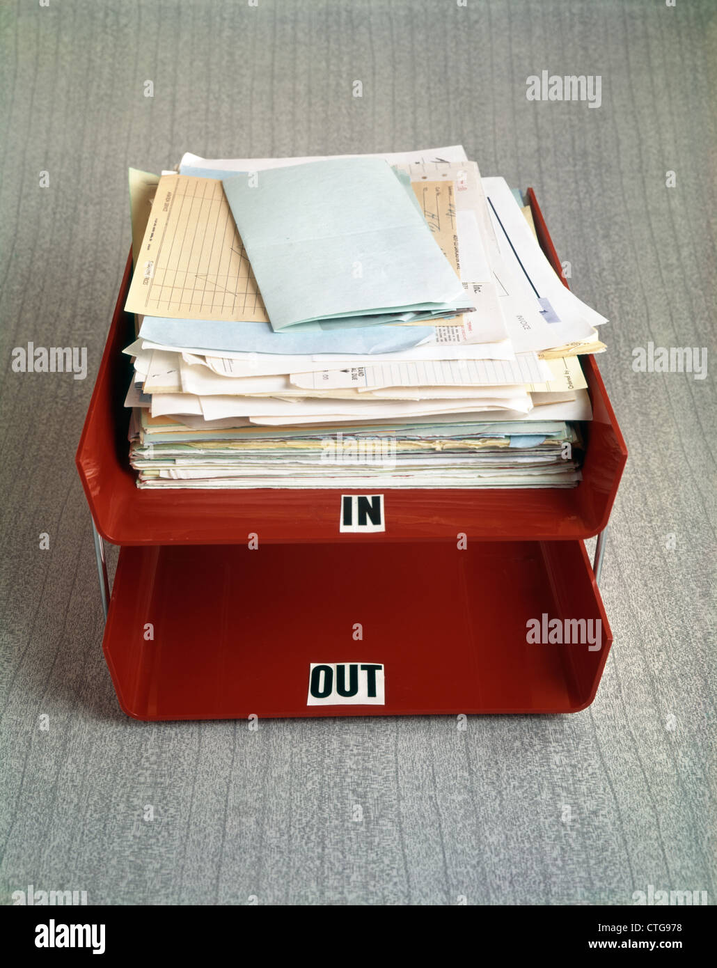 In and out tray, work hires stock photography and images Alamy