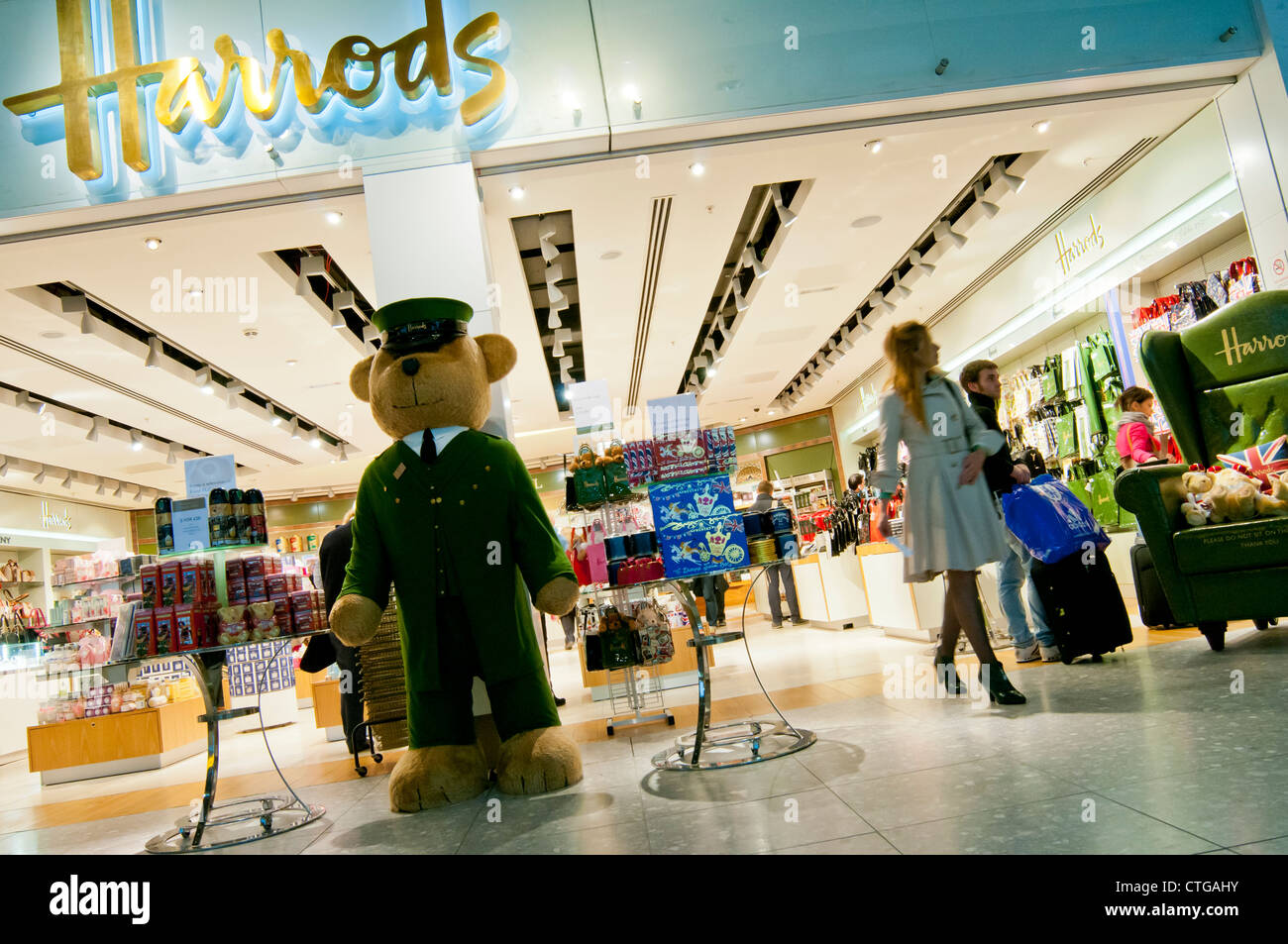 Harrods Duty Free Store, Terminal 4 departure lounge, Heathrow Airport