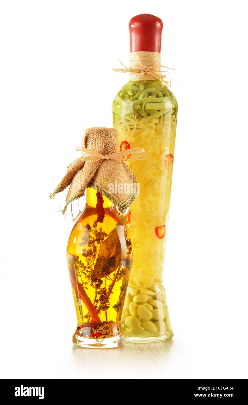 Extra virgin olive oil bottles Cut Out Stock Images & Pictures - Alamy