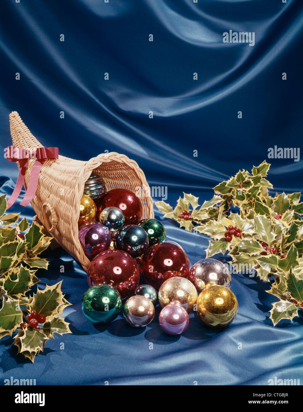 1950's Vintage Christmas Still Life Stock Photo - Alamy
