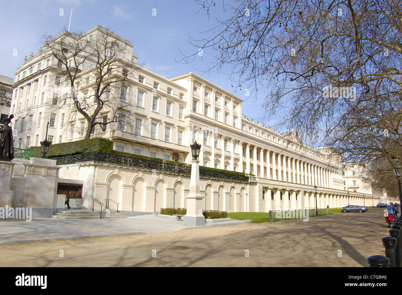 Carlton House terrace from The Mall in London, England Stock Photo - Alamy