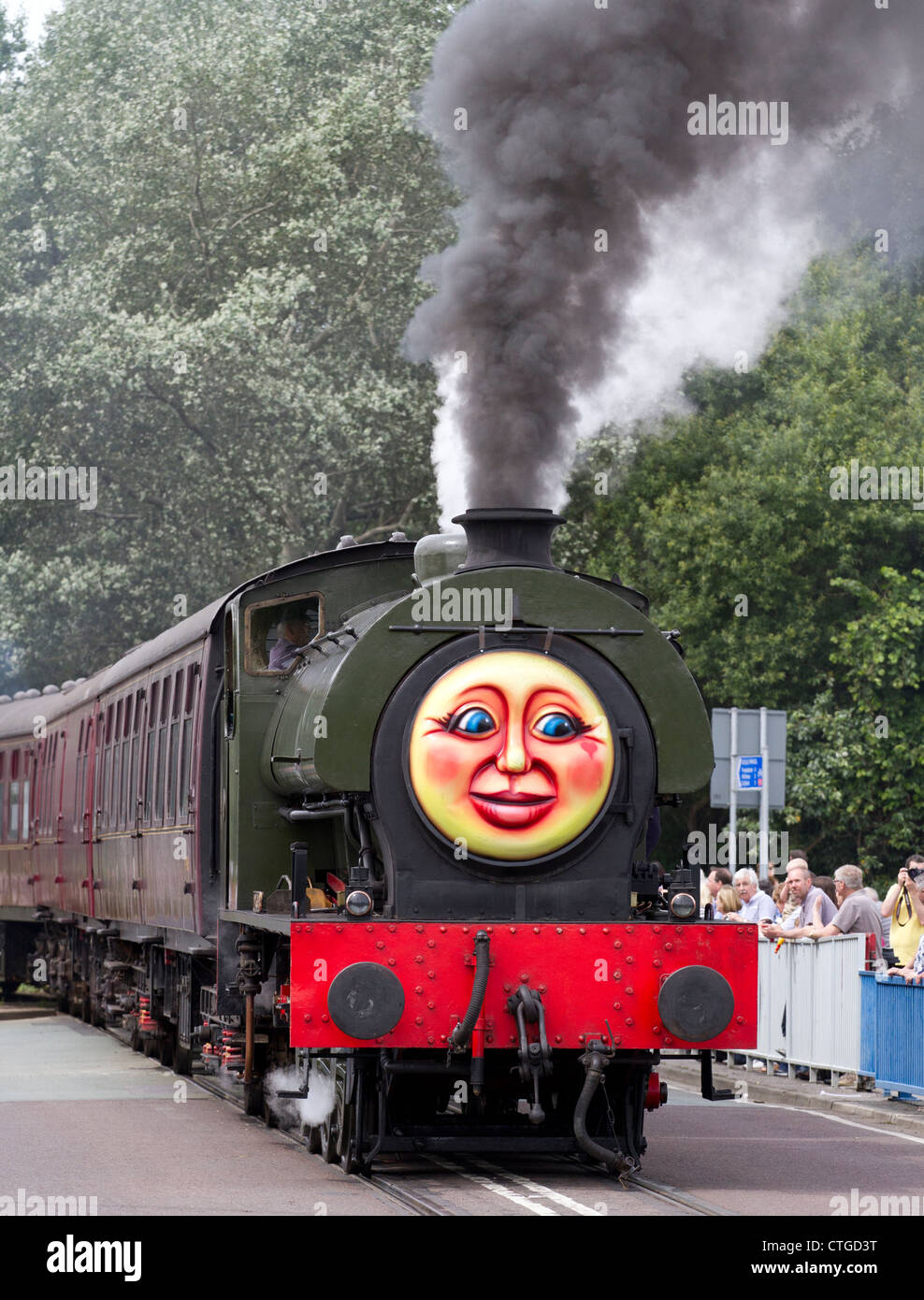 A Steam train at the Riversway river Festival 2012 at the Preston Docks
