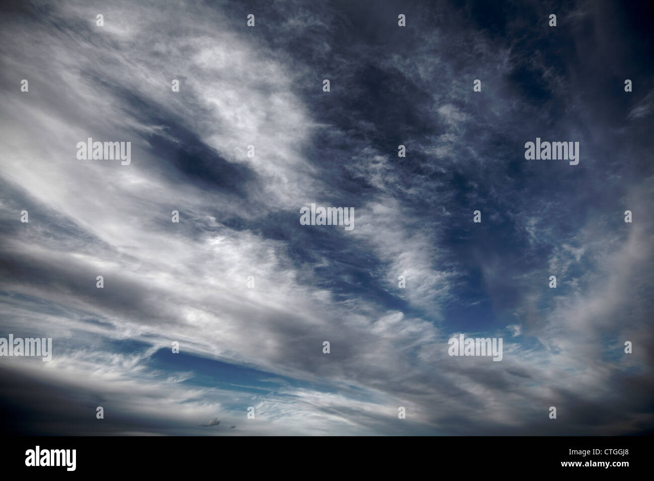Cirrus clouds Stock Photo