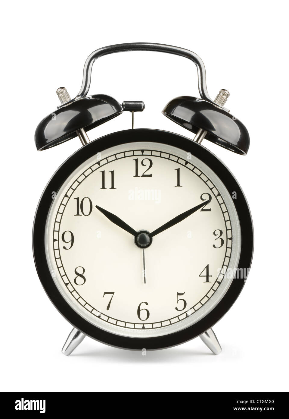 Black and white alarm clock hi-res stock photography and images - Alamy