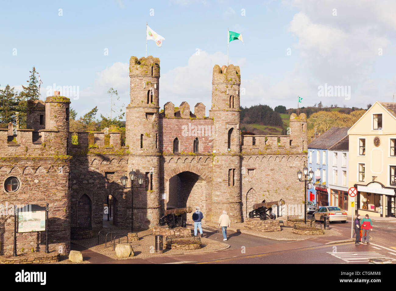 Macroom, West Cork, Ireland. The Castle Stock Photo