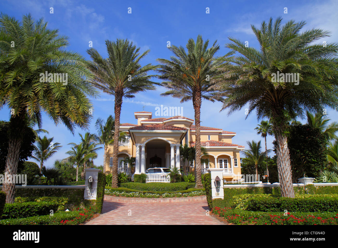 Florida, FL, South, Indian River County, Vero Beach, oceanfront Stock