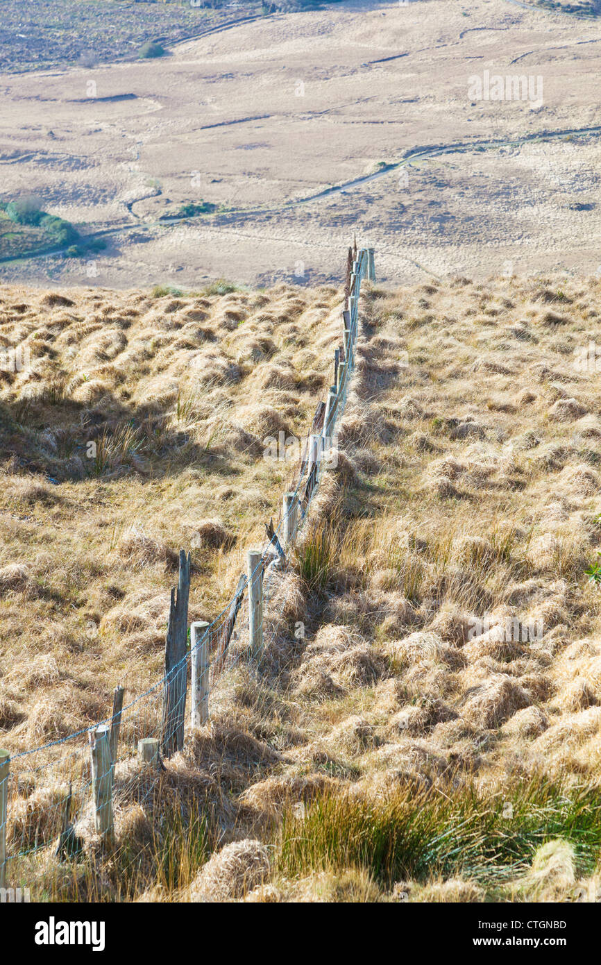 Typical scenery at the Caha Pass on the Beara Way between Kenmare